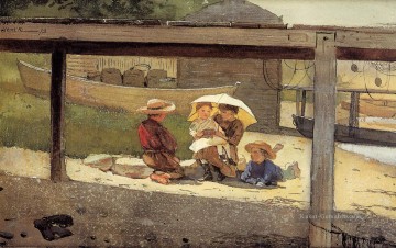 in Charge von Baby Realismus Maler Winslow Homer Ölgemälde